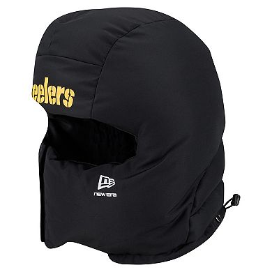 Men's New Era Black Pittsburgh Steelers Puffer Balaclava