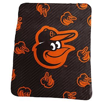 Baltimore Orioles 50" x 60" Repeating Logo Classic Plush Throw Blanket