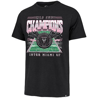 Men's '47 Black Inter Miami CF 2025 MLS Cup Champions Franklin T-Shirt