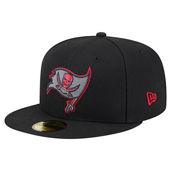 Men's New Era Black Tampa Bay Buccaneers Color Pop 59FIFTY Fitted Hat