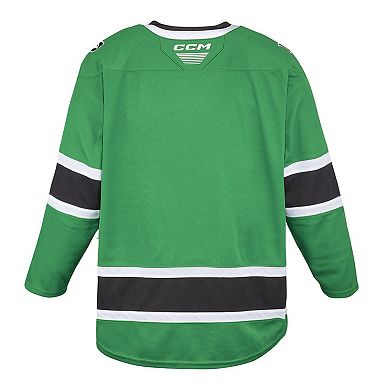 Men's CCM Kelly Green North Dakota Replica Hockey Jersey