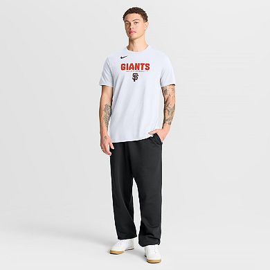 Men's Nike White San Francisco Giants Bold Team Name T-Shirt