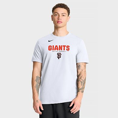 Men's Nike White San Francisco Giants Bold Team Name T-Shirt