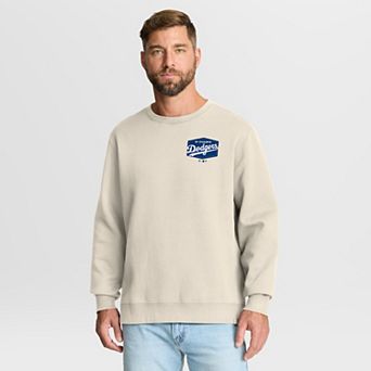 Men's Fanatics Tan Los Angeles Dodgers 9x Champs Crewneck Sweatshirt