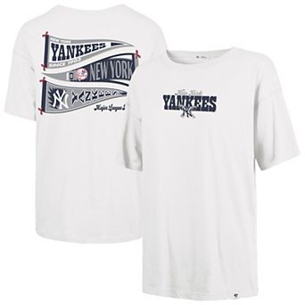 Women's '47 Sand New York Yankees Bow & Banner Sadie T-Shirt