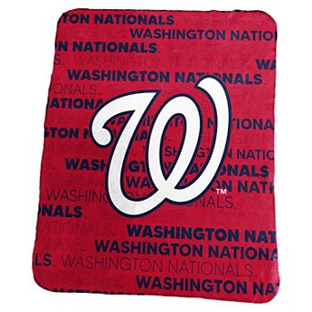 Washington Nationals Classic Fleece Throw Blanket