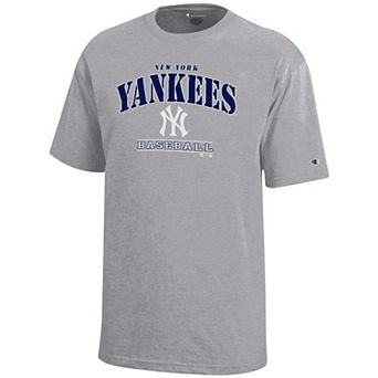 Youth Champion Gray New York Yankees Graphic T-Shirt