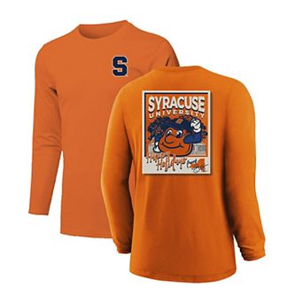 Youth Orange Syracuse Orange Snowy Polaroid Long Sleeve T-Shirt
