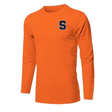 Youth Orange Syracuse Orange Snowy Polaroid Long Sleeve T-Shirt