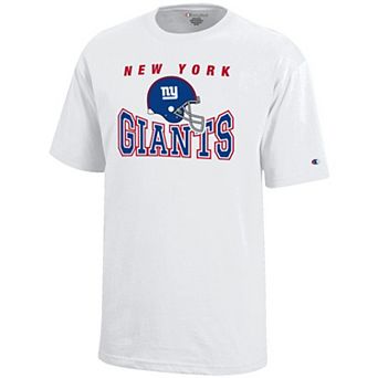 Youth Champion White New York Giants Graphic T-Shirt