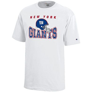 Youth Champion White New York Giants Graphic T-Shirt
