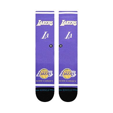 Stance Los Angeles Lakers 2025/26 Statement Edition Crew Socks