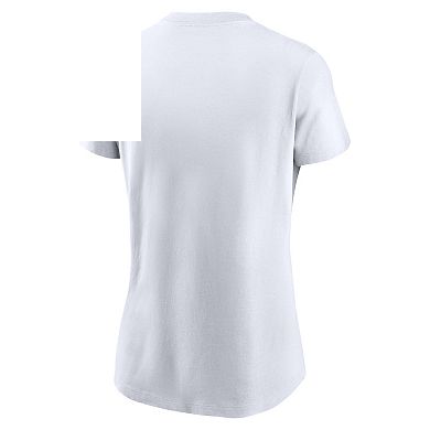 Women's Nike White Los Angeles Dodgers 9X Champions T-Shirt