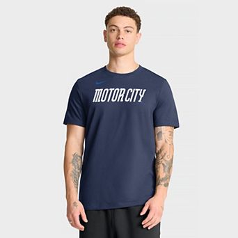 Men's Nike Navy Detroit Tigers City Connect Large Logo T-Shirt