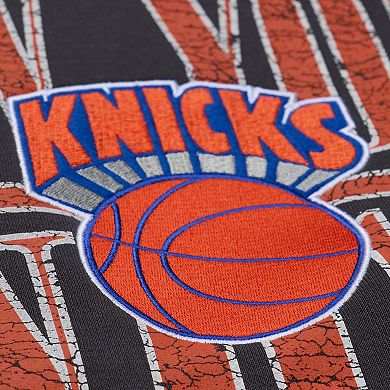 Men's Mitchell & Ness Black New York Knicks NBA Downtown Collection Fleece Sweatshirt