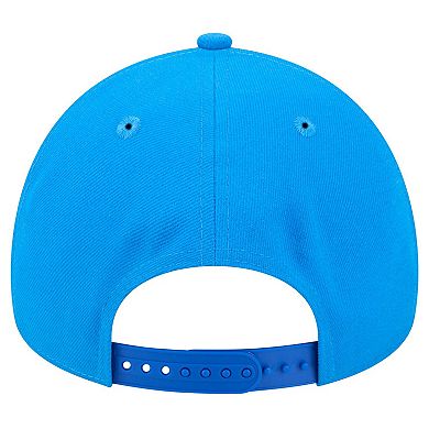 Men's New Era Blue Detroit Lions Mystic 9FORTY A-Frame Adjustable Hat
