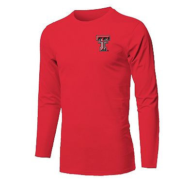 Youth Red Texas Tech Red Raiders Snowy Polaroid Long Sleeve T-Shirt