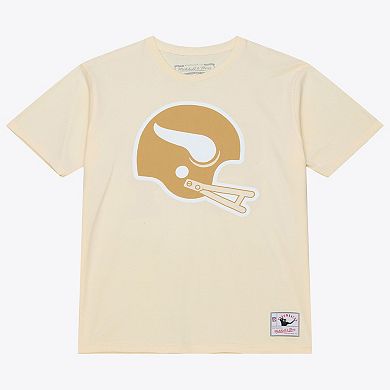 Men's Mitchell & Ness Randy Moss Cream Minnesota Vikings Sandman Name & Number T-Shirt