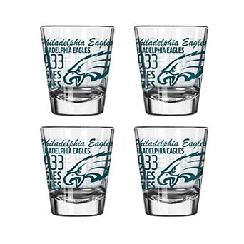 Philadelphia Eagles 4-Pack 2oz. Shot Glass Set