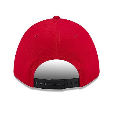 Men's New Era Scarlet Ohio State Buckeyes Two-Tone Rope 9FORTY A-Frame M-Crown Adjustable Hat