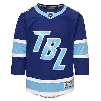 Youth Outerstuff Blue Tampa Bay Lightning 2026 Stadium Series Premier Jersey
