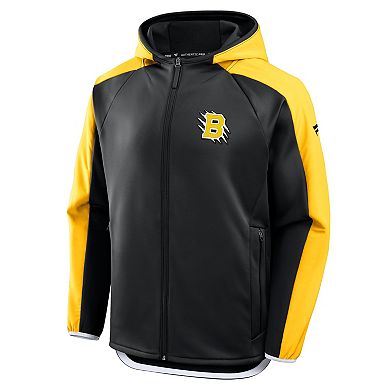 Men's Fanatics Black Boston Bruins 2026 NHL Stadium Series Authentic Pro Full-Zip Jacket