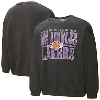 Men's Mitchell & Ness Black Los Angeles Lakers NBA Downtown Collection Fleece Sweatshirt