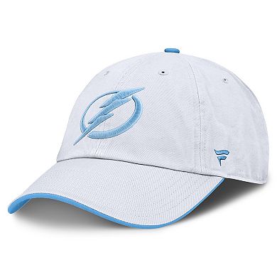 Men's Fanatics White Tampa Bay Lightning 2026 NHL Stadium Series Authentic Pro Adjustable Hat