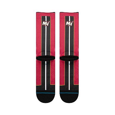 Stance Miami Heat 2025/26 Statement Edition Crew Socks
