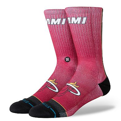 Stance Miami Heat 2025/26 Statement Edition Crew Socks