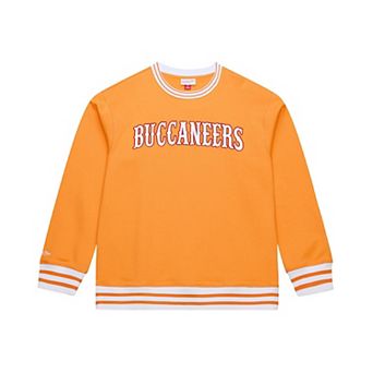 Men's Mitchell & Ness Orange Tampa Bay Buccaneers 50th Season Coaches Sweatshirt