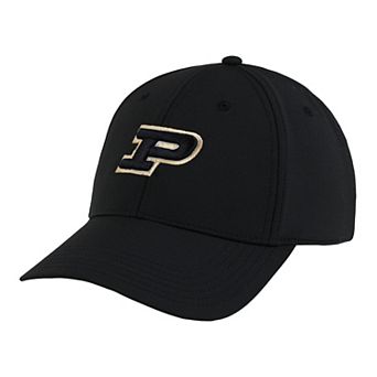Men's Ahead Black Purdue Boilermakers Stratus Adjustable Hat