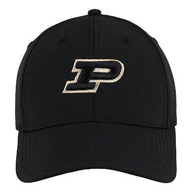 Men's Ahead Black Purdue Boilermakers Stratus Adjustable Hat