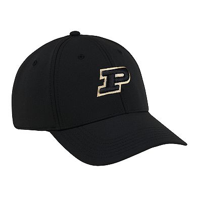 Men's Ahead Black Purdue Boilermakers Stratus Adjustable Hat
