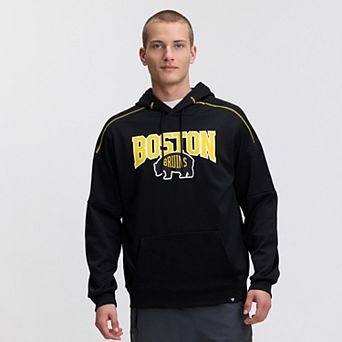 Men's Fanatics Black Boston Bruins 2026 NHL Stadium Series Defender Pullover Hoodie