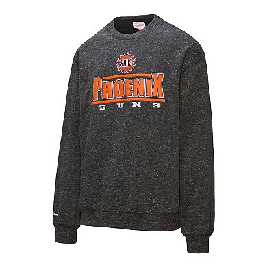 Men's Mitchell & Ness Black Phoenix Suns Throw It Back Fleece Sweatshirt