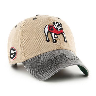 Men's '47 Khaki Georgia Bulldogs Clean Up Adjustable Hat