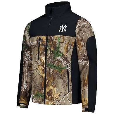 Men's Dunbrooke Camo New York Yankees Hunter Softshell Realtree Full-Zip Jacket