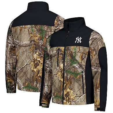 Men's Dunbrooke Camo New York Yankees Hunter Softshell Realtree Full-Zip Jacket
