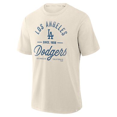 Men's Fanatics Tan Los Angeles Dodgers Stadium T-Shirt