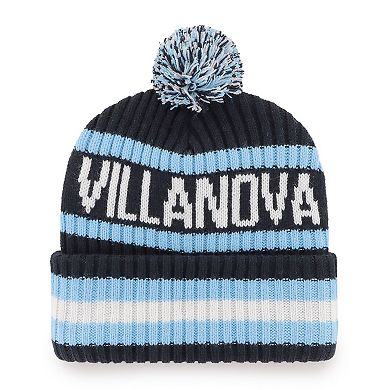 Men's '47 Navy Villanova Wildcats Bering Cuffed Knit Hat with Pom