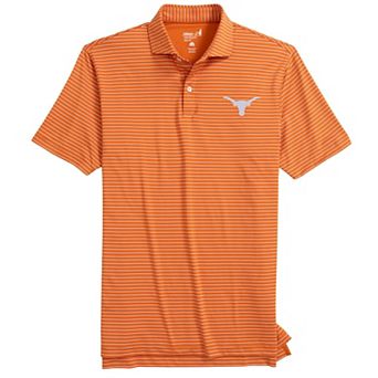 Men's johnnie-O Texas Orange Texas Longhorns Beau Striped Polo