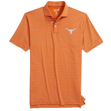 Men's johnnie-O Texas Orange Texas Longhorns Beau Striped Polo