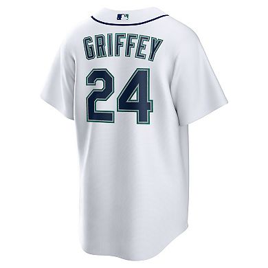Men's Nike Ken Griffey Jr. White Seattle Mariners Retired Player Replica Jersey