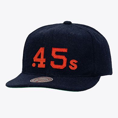 Unisex Navy Houston Colt .45's Vintage Fit Melton Wool Adjustable Hat