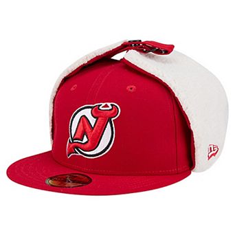 Men's New Era Red New Jersey Devils Injection Dog Ear Classic Fitted Hat
