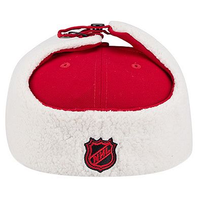 Men's New Era Red New Jersey Devils Injection Dog Ear Classic Fitted Hat