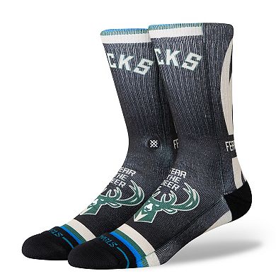 Stance Milwaukee Bucks 2025/26 Statement Edition Crew Socks