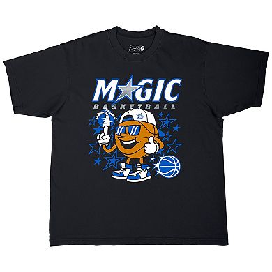 Unisex Black Orlando Magic Oversized Cool Guy Urban Essentials T-Shirt