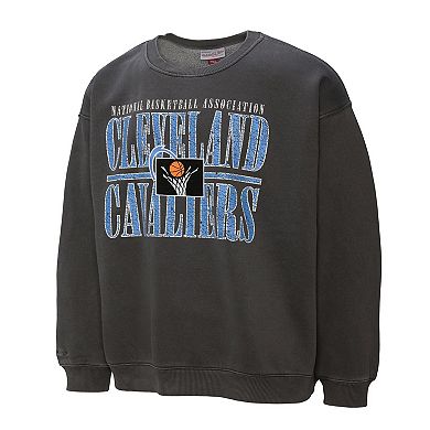 Men's Mitchell & Ness Black Cleveland Cavaliers NBA Downtown Collection Fleece Sweatshirt